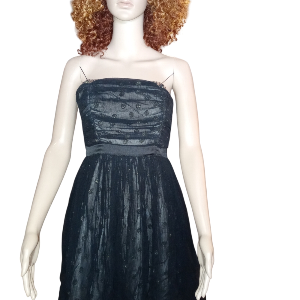Chic Strapless Black Dress